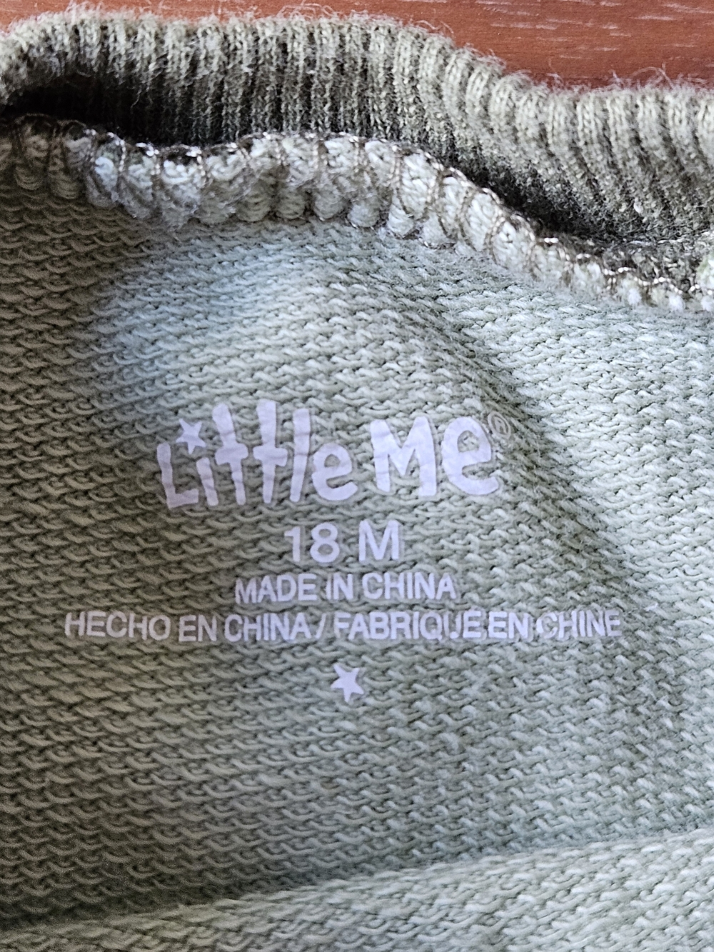12-18M NWOT Little Me Tie Dye Green Matching Set - Picture 3 of 4